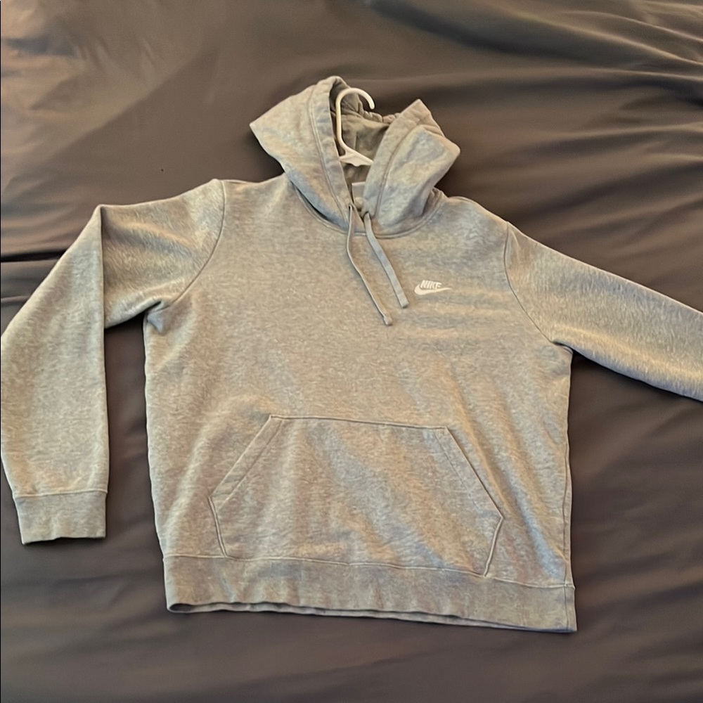 Nike Heather Gray Pullover Hoodie